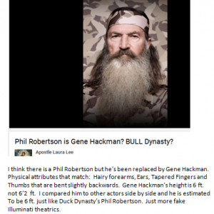 Gene Hackman - Phil Robertson